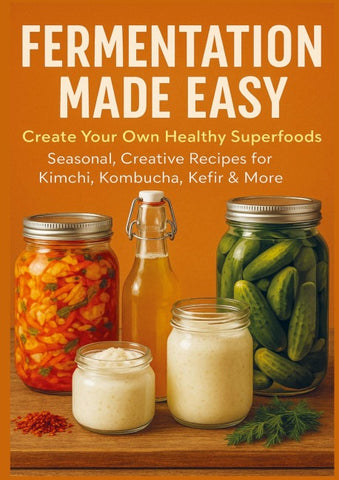 FERMENTATION MADE EASY  Create Your Own Healthy Superfoods: Seasonal, Creative Recipes for Kimchi, Kombucha, Kefir & More