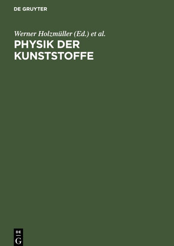 Physik der Kunststoffe