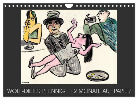 Wolf-Dieter Pfenning - 12 Monate auf Papier (Wandkalender 2027 DIN A4 quer), CALVENDO Monatskalender