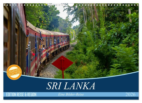 Sri Lanka - Eine Bilder-Reise (Wandkalender 2026 DIN A3 quer), CALVENDO Monatskalender