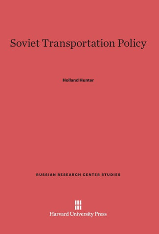 Soviet Transportation Policy
