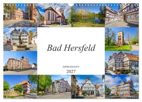 Bad Hersfeld Impressionen (Wandkalender 2027 DIN A3 quer), CALVENDO Monatskalender