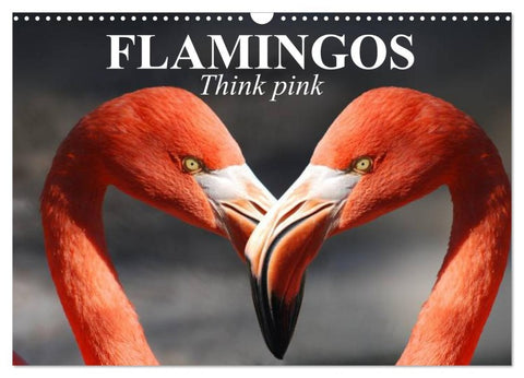 Flamingos Think pink (Wall Calendar 2026 DIN A3 landscape), CALVENDO 12 Month Wall Calendar