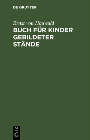 Buch für Kinder gebildeter Stände