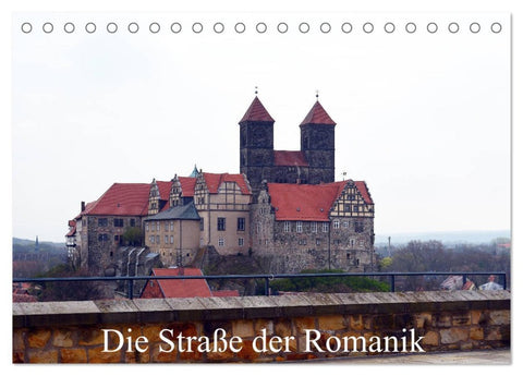 Die Straße der Romanik (Tischkalender 2026 DIN A5 quer), CALVENDO Monatskalender
