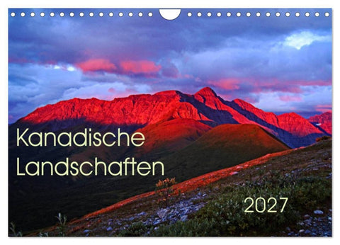 Kanadische Landschaften 2027 (Wandkalender 2027 DIN A4 quer), CALVENDO Monatskalender