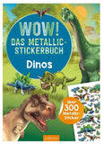Das Metallic-Stickerbuch – Dinos