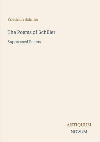 The Poems of Schiller