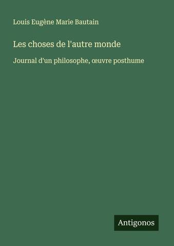 Les choses de l'autre monde