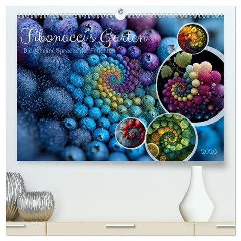 Fibonacci's Garten (hochwertiger Premium Wandkalender 2026 DIN A2 quer), Kunstdruck in Hochglanz