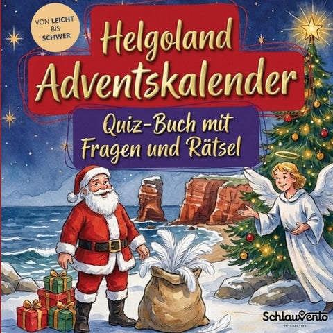 Helgoland-Adventskalender: Quiz-Buch mit Fragen und Rätsel