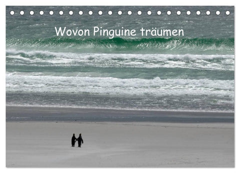 Wovon Pinguine träumen (Tischkalender 2027 DIN A5 quer), CALVENDO Monatskalender