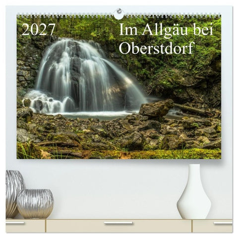 Im Allgäu bei Oberstdorf (hochwertiger Premium Wandkalender 2027 DIN A2 quer), Kunstdruck in Hochglanz