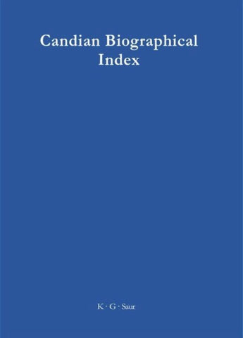 Canadian Biographical Index