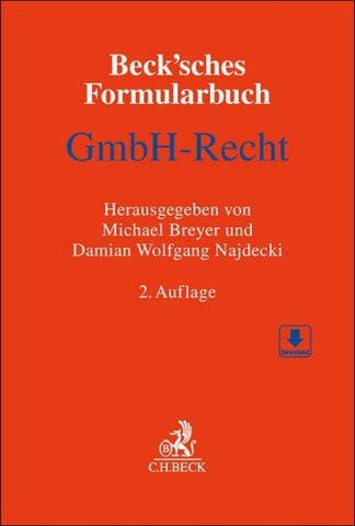 Beck'sches Formularbuch GmbH-Recht