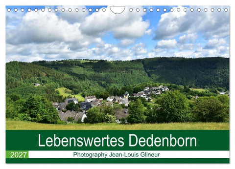 Lebenswertes Dedenborn (Wandkalender 2027 DIN A4 quer), CALVENDO Monatskalender