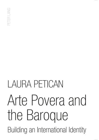 Arte Povera and the Baroque