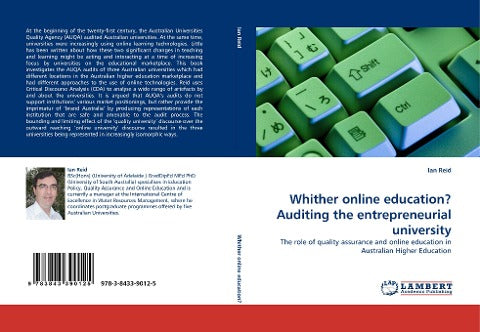 Whither online education? Auditing the entrepreneurial university