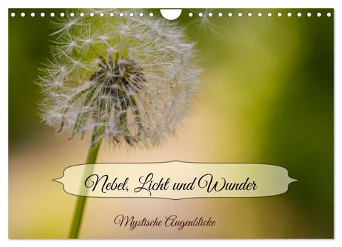 Nebel, Licht und Wunder (Wandkalender 2027 DIN A4 quer), CALVENDO Monatskalender