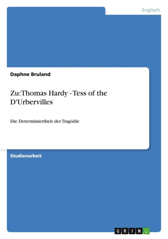 Zu: Thomas Hardy - Tess of the D'Urbervilles