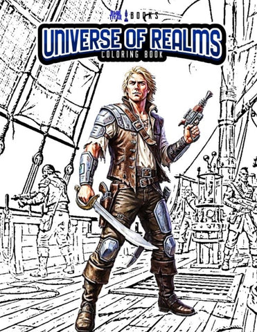 Dark Titan Books' The Universe of Realms Coloring Book