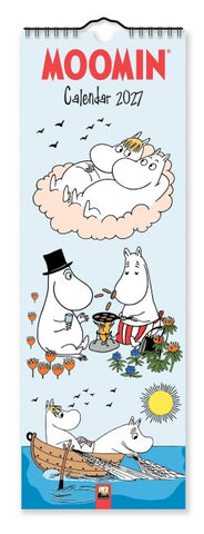 Moomin – Mumin Kalender – Slimline-Kalender 2027 – Original Flame Tree Publishing-Kalender Slimeline [Kalender]