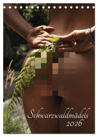 Schwarzwaldmädels (Tischkalender 2026 DIN A5 hoch), CALVENDO Monatskalender