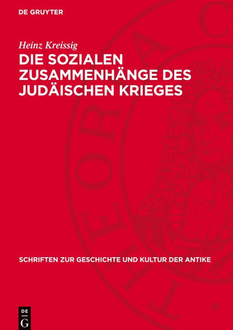 Die sozialen Zusammenhänge des Judäischen Krieges