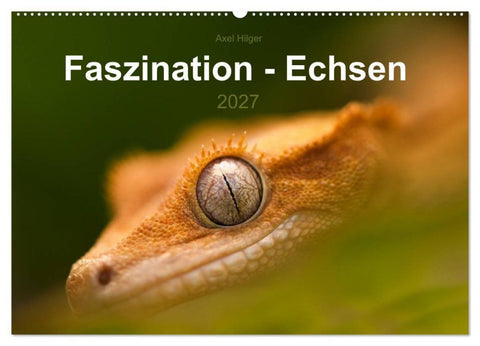 Faszination - Echsen (Wandkalender 2027 DIN A2 quer), CALVENDO Monatskalender