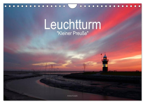 Leuchtturm "Kleiner Preuße" (Wandkalender 2026 DIN A4 quer), CALVENDO Monatskalender