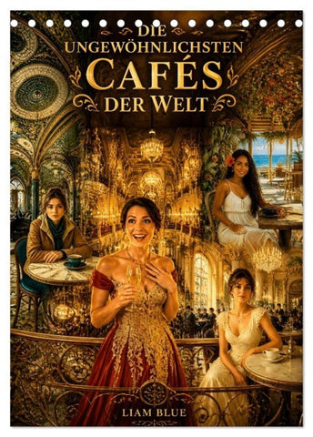 Die ungewöhnlichsten Cafés der Welt (Tischkalender 2027 DIN A5 hoch), CALVENDO Monatskalender