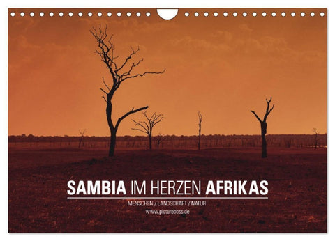 SAMBIA IM HERZEN AFRIKAS (Wandkalender 2027 DIN A4 quer), CALVENDO Monatskalender