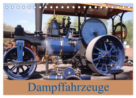 Dampffahrzeuge (Tischkalender 2026 DIN A5 quer), CALVENDO Monatskalender