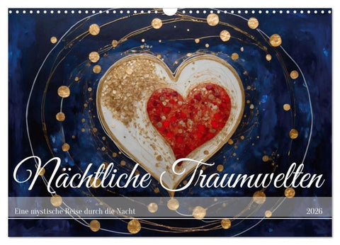 Nächtliche Traumwelten (Wandkalender 2026 DIN A3 quer), CALVENDO Monatskalender