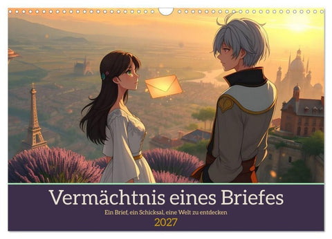 Vermächtnis eines Briefes (Wandkalender 2027 DIN A3 quer), CALVENDO Monatskalender