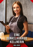 Eine dunkelhaarige Kellnerin