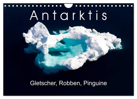 Antarktis Gletscher, Robben, Pinguine (Wandkalender 2027 DIN A4 quer), CALVENDO Monatskalender
