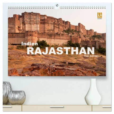 Indien - Rajasthan (hochwertiger Premium Wandkalender 2026 DIN A2 quer), Kunstdruck in Hochglanz