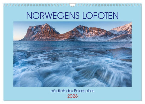 Norwegens Lofoten (Wandkalender 2026 DIN A3 quer), CALVENDO Monatskalender
