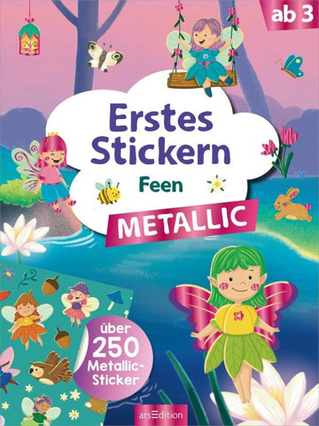 Erstes Stickern Metallic – Feen