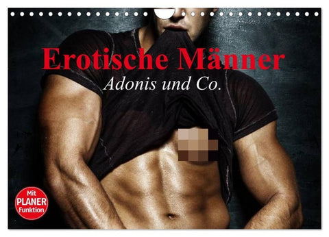 Erotische Männer. Adonis und Co. (Wandkalender 2027 DIN A4 quer), CALVENDO Monatskalender