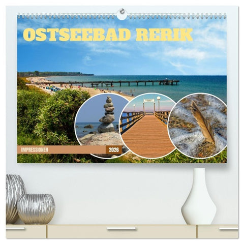 Impressionen Ostseebad Rerik (hochwertiger Premium Wandkalender 2026 DIN A2 quer), Kunstdruck in Hochglanz