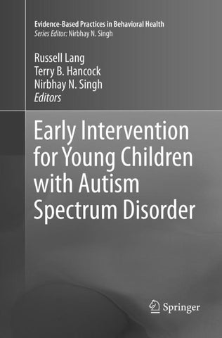 Early Intervention for Young Children with Autism Spectrum Disorder