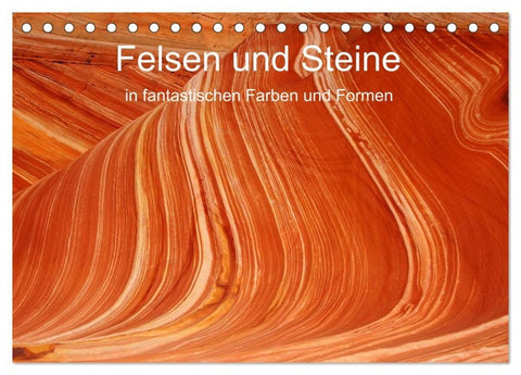 Felsen und Steine in fantastischen Farben und Formen (Tischkalender 2027 DIN A5 quer), CALVENDO Monatskalender