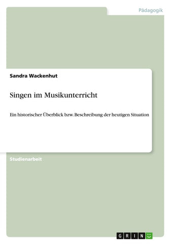 Singen im Musikunterricht