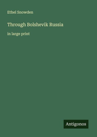 Through Bolshevik Russia