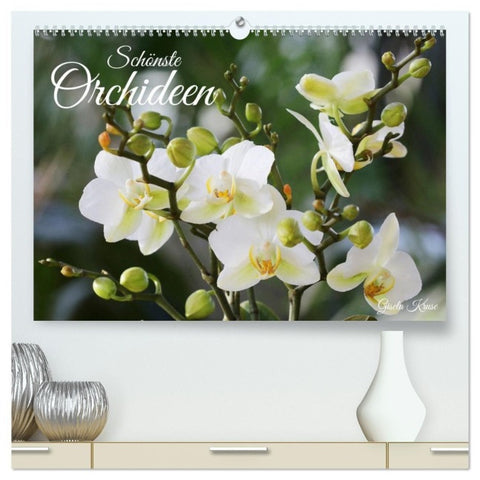 Schönste Orchideen (hochwertiger Premium Wandkalender 2027 DIN A2 quer), Kunstdruck in Hochglanz