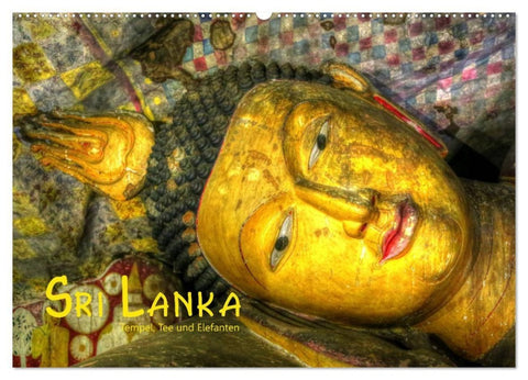 Sri Lanka - Tempel, Tee und Elefanten (Wandkalender 2027 DIN A2 quer), CALVENDO Monatskalender