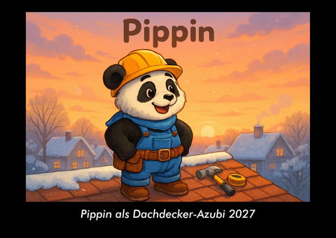 Pippin als Dachdecker-Azubi 2027 Fotokalender DIN A3