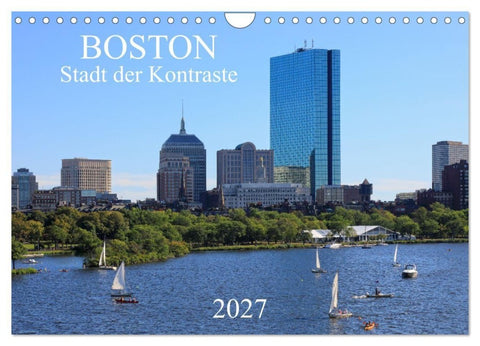 Boston - Stadt der Kontraste (Wandkalender 2027 DIN A4 quer), CALVENDO Monatskalender